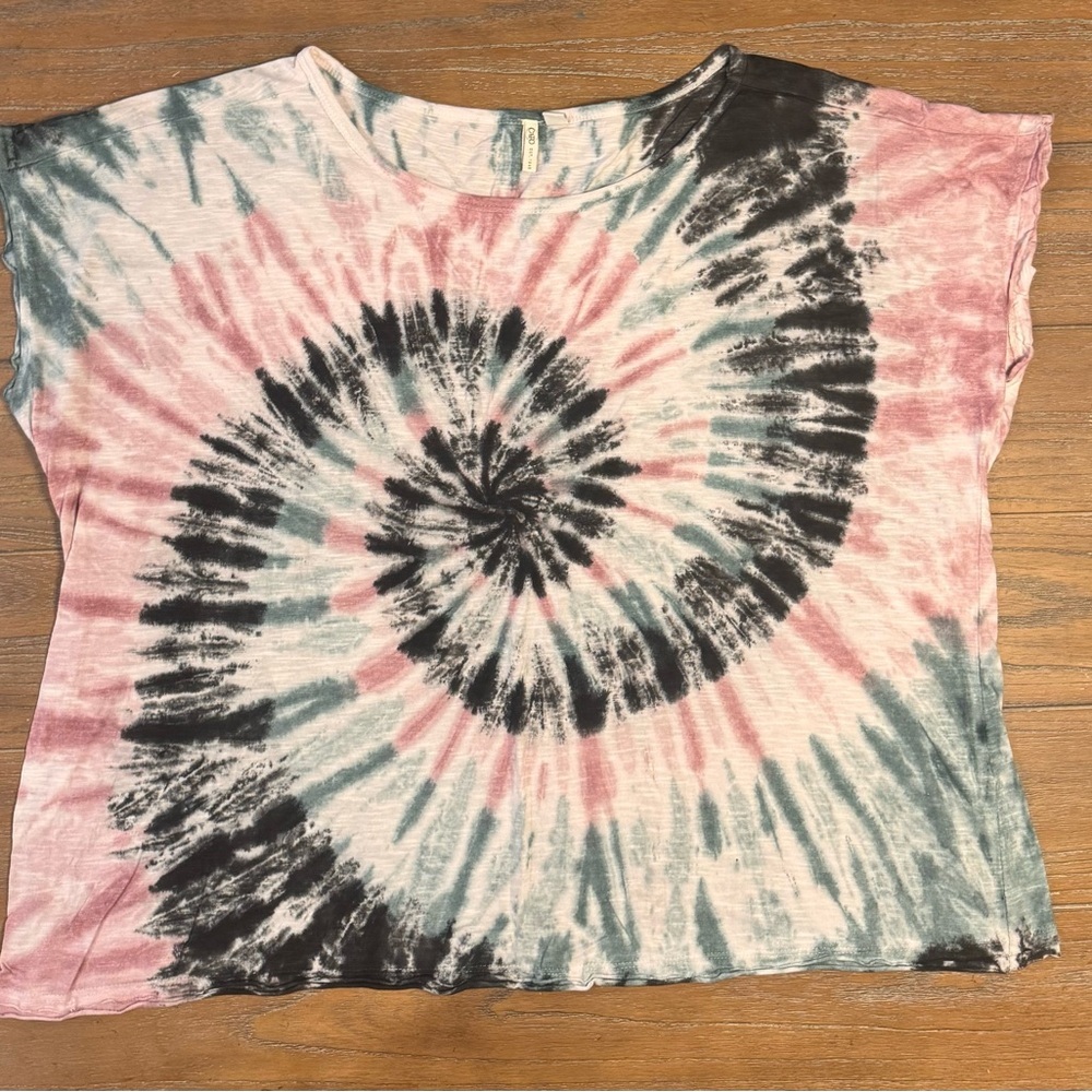 Cato Multicolor Tie-Dye Top